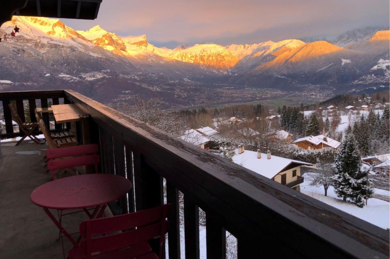 Large Apt 80M Superb View Mont-Blanc 6P Apartment Combloux Exterior photo